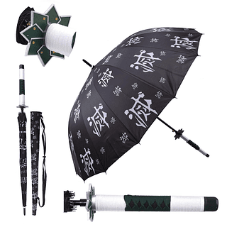 Guarda Chuva Katana De Sanemi Shinazugawa Demon Slayer Kimetsu No Yaiba