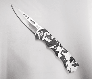 Canivete Tático Militar Automático Saque Rápido Camuflado