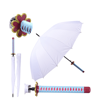 Guarda Chuva Katana De Mitsuri Kanroji Demon Slayer Kimetsu No Yaiba